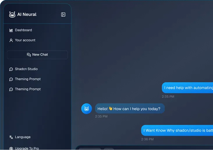AI Neural Interface Dashboard
